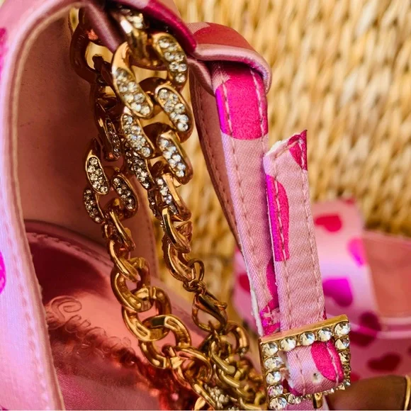 New Sugar Thrillz x Dolls Kill Chain Platform Heels. - Picture 7 of 7